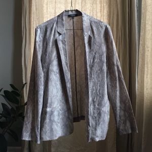 Snakeskin Patterned Blazer